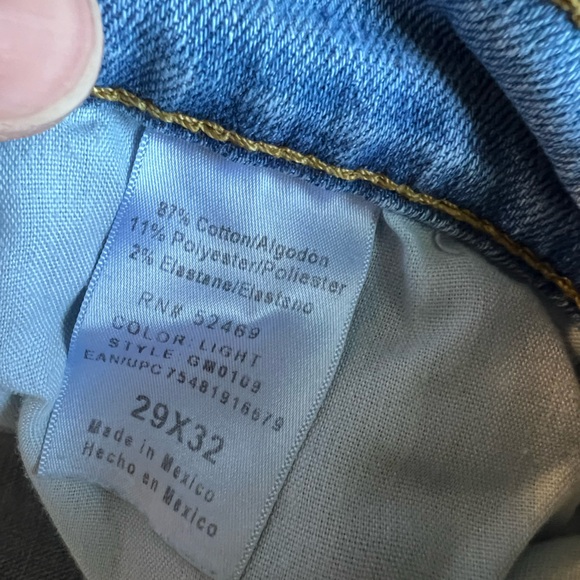 George Slim Light Blue Jeans size 29 - Picture 6 of 8